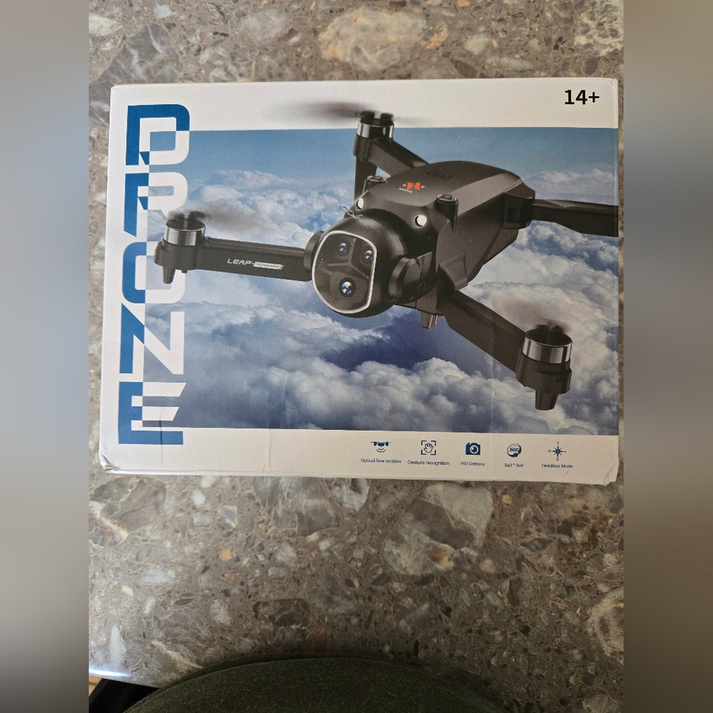 New- Drone with Foldable Arms - Black